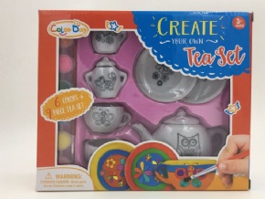 DIY painted graffiti saucer set