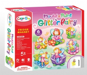 DIY石膏彩绘玩具冰箱贴-小精灵