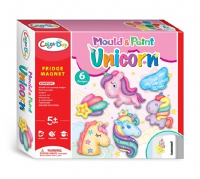 DIY石膏彩绘玩具冰箱贴-独角马