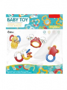 4-Piece Baby Rattle Set