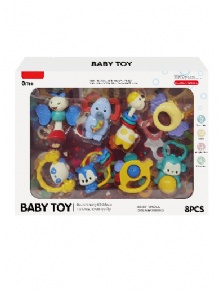 8-Piece Baby Rattle Set