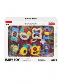8-Piece Baby Rattle Set