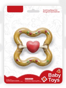 Baby heart rattle
