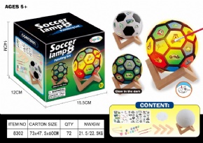 Painted football lights