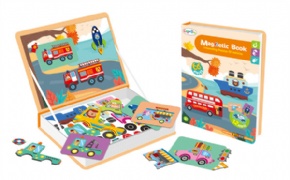 Magnetic Book-Interesting Puzzles Of Vehicles